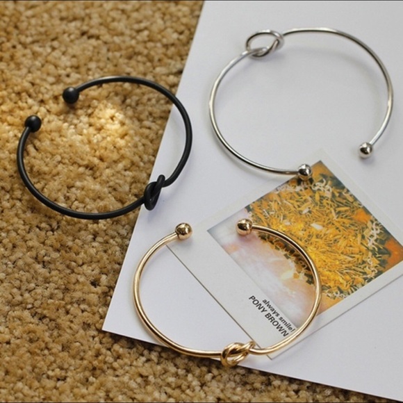 HotSILVER love knot bangle. Stack’m up - Picture 3 of 6